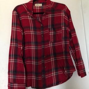 Red plaid flannel